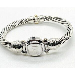 David Yurman Hinge Watch Case Bangle Bracelet 925 585 14k 3XLarge